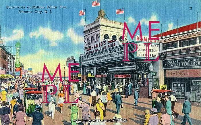 : Million Dollar Pier, Atlantic City, New Jersey, USA : Million Dollar Pier, Atlantic City, New Jersey, USA
