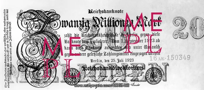 : Twenty million Mark, 1923 : Twenty million Mark, 1923