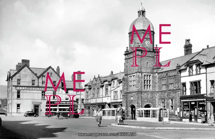  : Millom, Market Square c1955