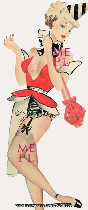 : Milly - Murray's Cabaret Club costume design : Milly - Murray's Cabaret Club costume design