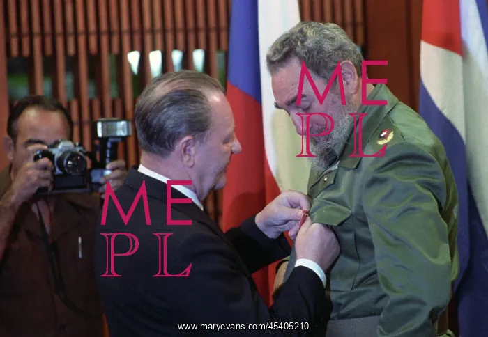 : Milos Jakes - Fidel Castro : Milos Jakes - Fidel Castro