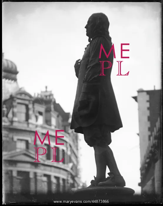 : MILTON STATUE, LONDON : MILTON STATUE, LONDON