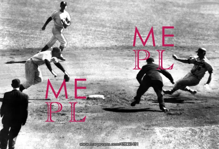 : Milwaukee Brave Joe Adock slides into second ? : Milwaukee Brave Joe Adock slides into second ?