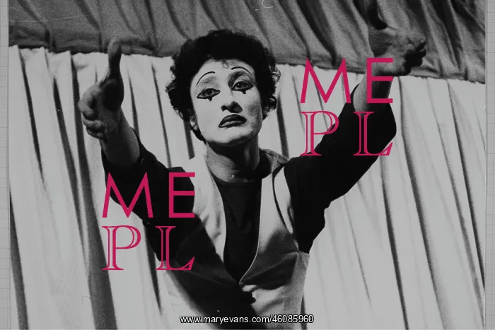 : The mime Samy Molcho. 22th March 1963 : The mime Samy Molcho. 22th March 1963