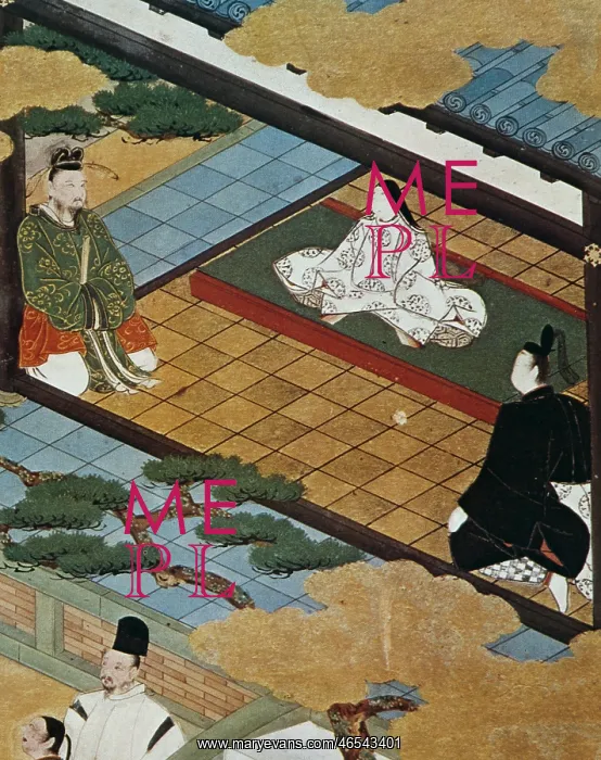 : Minaiture of the Genji Monogatari, stories of : Minaiture of the Genji Monogatari, stories of