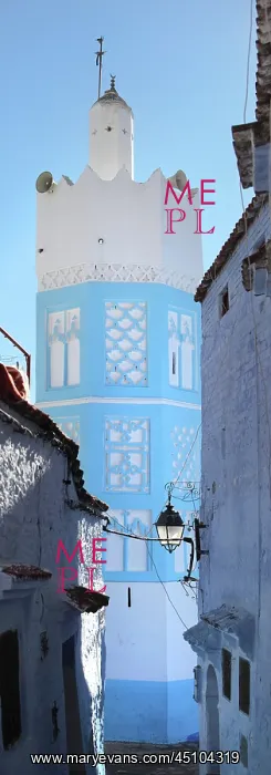: MInaret, Medina, Chefchaouen, Morocco : MInaret, Medina, Chefchaouen, Morocco