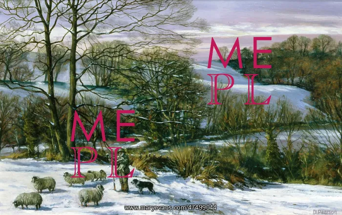 : The Mindful Shepherd ' snowscene : The Mindful Shepherd ' snowscene