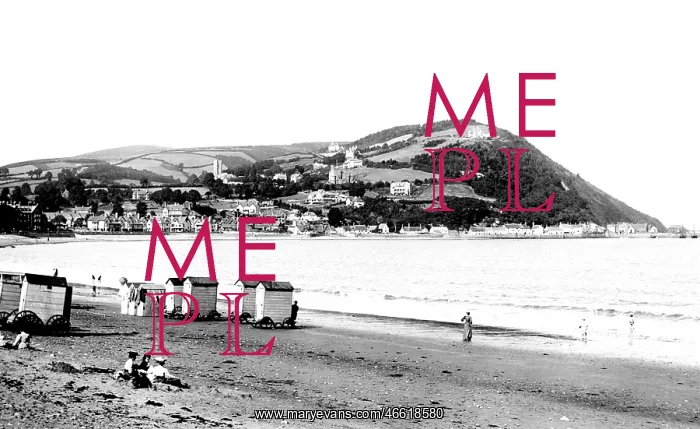  : Minehead, the Beach 1906