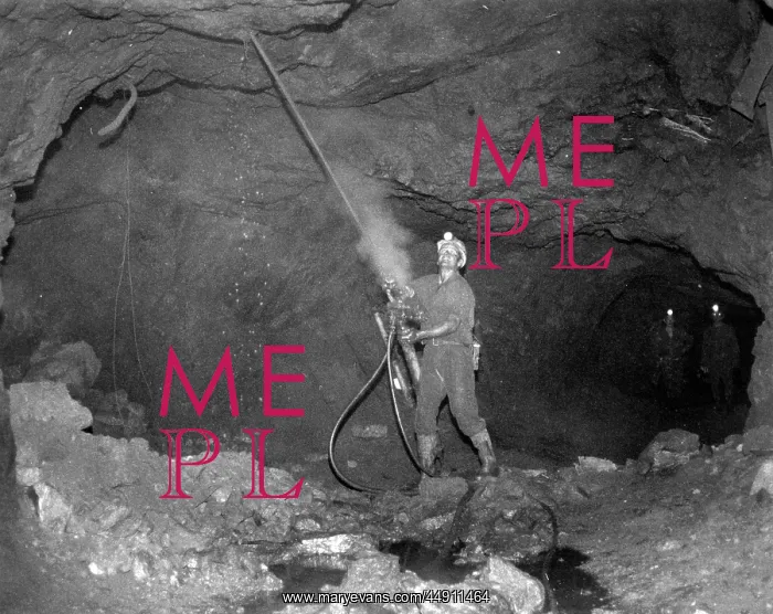 : Miner at Geevor Tin Mine, Pendeen, Cornwall : Miner at Geevor Tin Mine, Pendeen, Cornwall