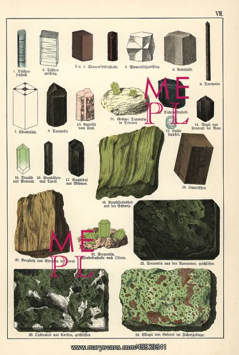 : Minerals and crystals including kyanite, asbestos : Minerals and crystals including kyanite, asbestos