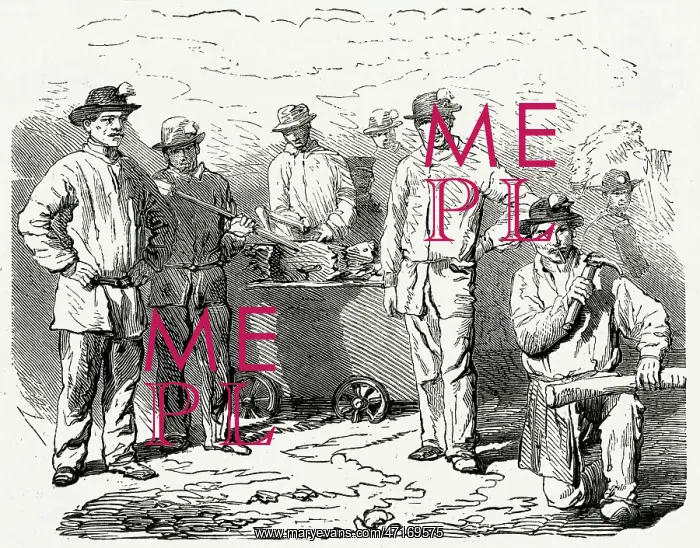 : Miners in Bethune 1861 : Miners in Bethune 1861