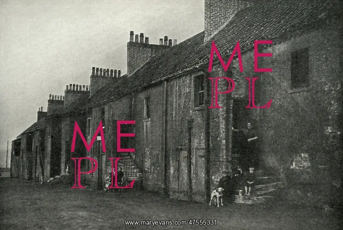 : Miners cottages at Blantyre, Lanarkshire : Miners cottages at Blantyre, Lanarkshire
