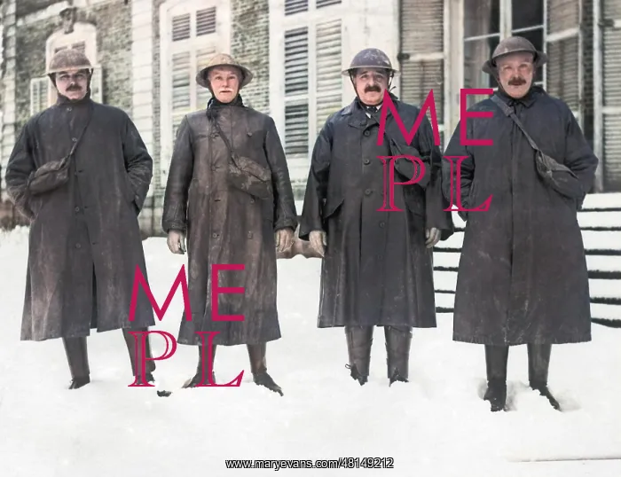 : Miners Federation delegates, Western Front, WW1 : Miners Federation delegates, Western Front, WW1