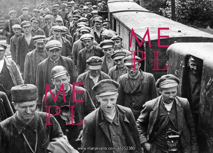 : Miners in Silesia, 1936 : Miners in Silesia, 1936