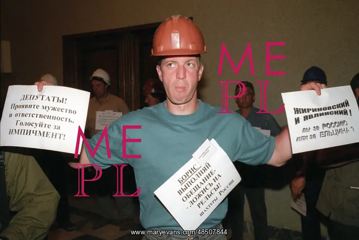 : Miners on strike, 1998 : Miners on strike, 1998