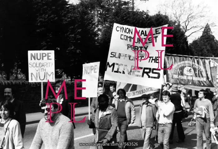 : Miners strike demonstration : Miners strike demonstration