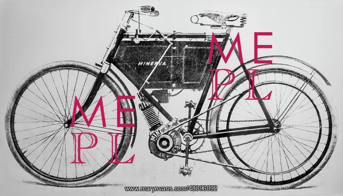 : Minerva Motocyclette - motorized bicycle : Minerva Motocyclette - motorized bicycle