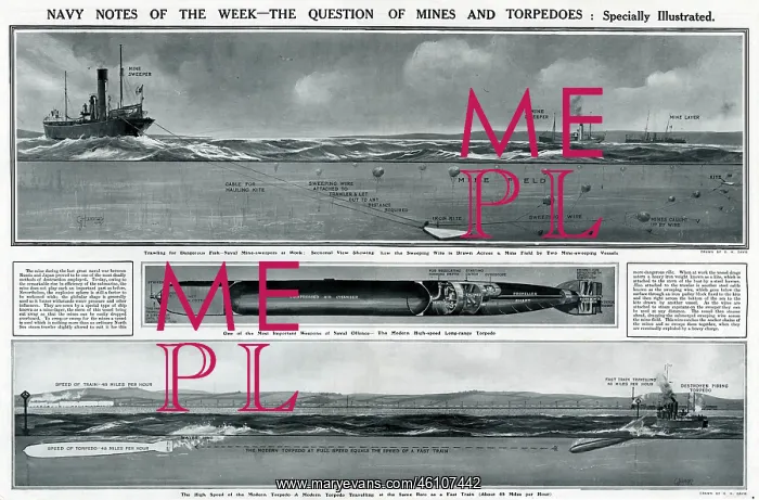 : Mines and torpedoes by G. H. Davis : Mines and torpedoes by G. H. Davis