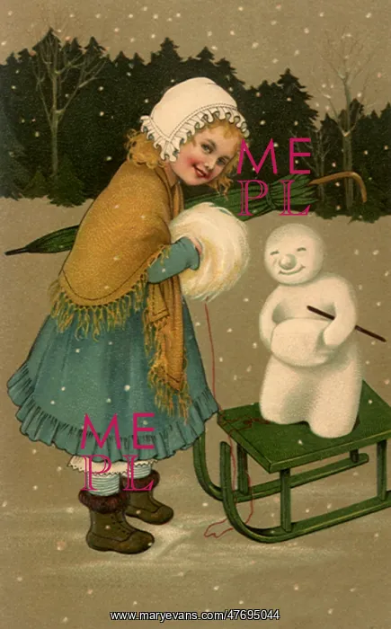 : Mini-Snowman on Sled : Mini-Snowman on Sled