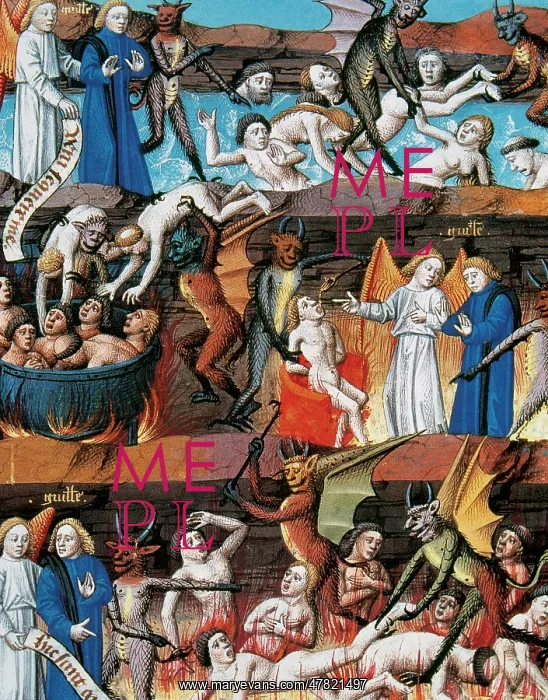 : Miniature depicting hell, 1463 : Miniature depicting hell, 1463
