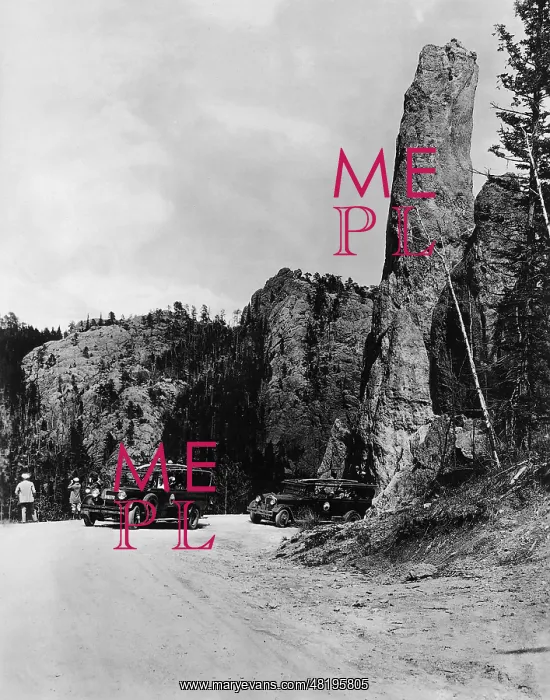 : Minibuses in the Black Hills, 1927 : Minibuses in the Black Hills, 1927