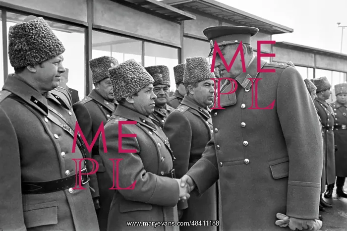 : Minister of Defence of USSR Andrei Grechko attends : Minister of Defence of USSR Andrei Grechko attends