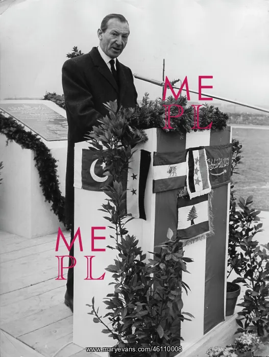 : Minister Kurt Waldheim is delivering : Minister Kurt Waldheim is delivering