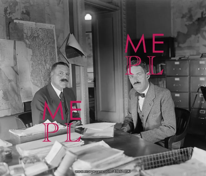 : Minister Peter A. Jay and Allen Dulles at the : Minister Peter A. Jay and Allen Dulles at the