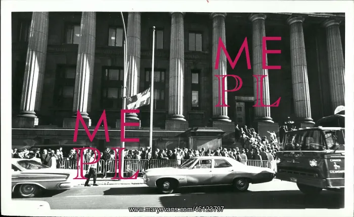 : Minister Pierre Laporte lying in state, Montreal, Canada : Minister Pierre Laporte lying in state, Montreal, Canada