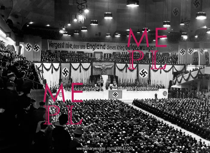: Minister of Propaganda Goebbels giving a speech : Minister of Propaganda Goebbels giving a speech