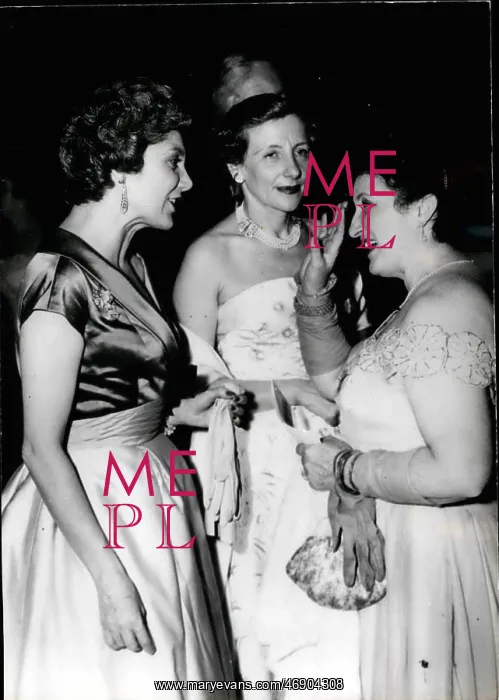 : Ministers wives at reception, Elysee Palace, Paris : Ministers wives at reception, Elysee Palace, Paris