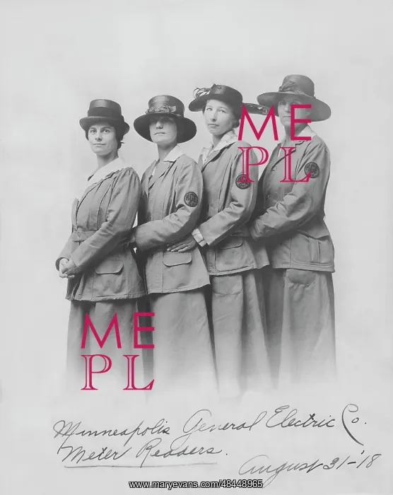 : Minneapolis General Electric Company Meter Readers, 1918 : Minneapolis General Electric Company Meter Readers, 1918
