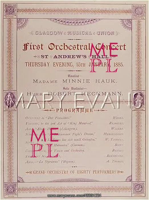 : MINNIE HAUK PROGRAMME : MINNIE HAUK PROGRAMME