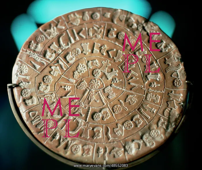 : Minoan art. Crete. Phaistos Disc : Minoan art. Crete. Phaistos Disc