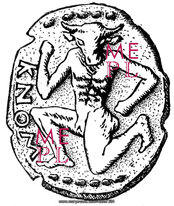 : Minotaur, Greek mythologic creature, part man : Minotaur, Greek mythologic creature, part man