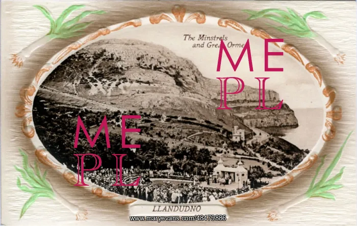 : The Minstrels & Great Orme, Llandudno, Conwy - Clwyd : The Minstrels & Great Orme, Llandudno, Conwy - Clwyd