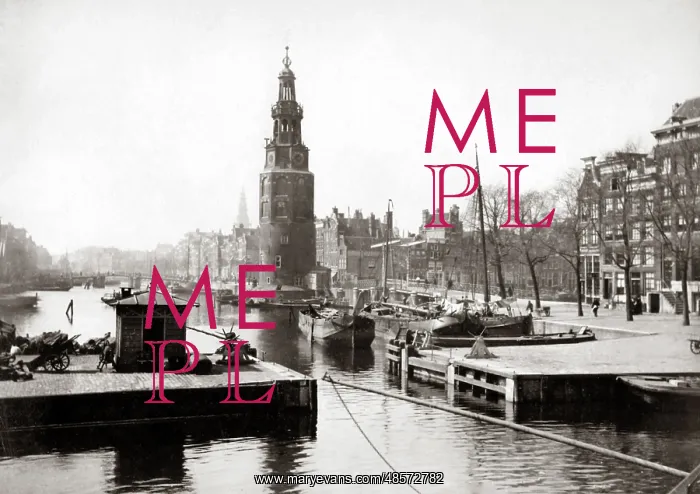  : Mint Tower, Amsterdam, circa 1890