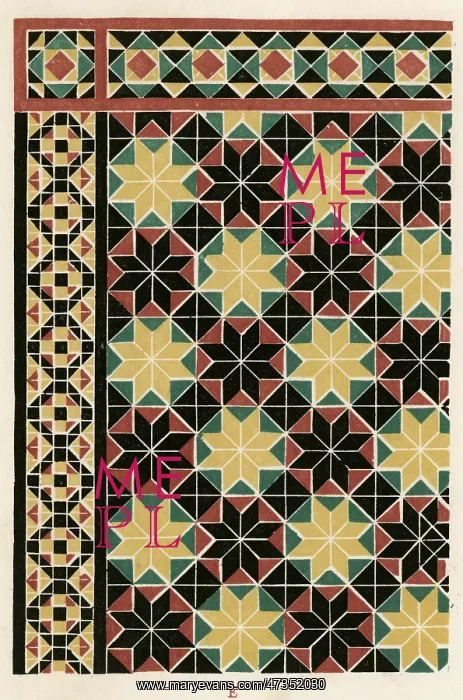 : Minton Tiles - Great Exhibition - 1851 : Minton Tiles - Great Exhibition - 1851