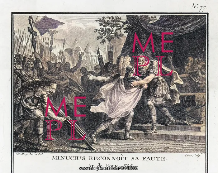 : Minucius after winning the Battle of Geronium : Minucius after winning the Battle of Geronium