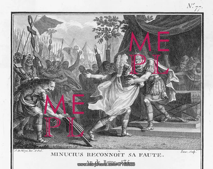 : Minucius after winning the Battle of Geronium : Minucius after winning the Battle of Geronium