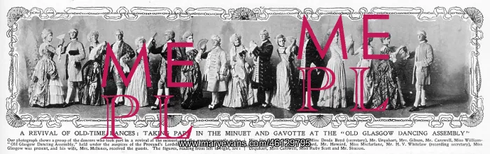: Minuet and gavotte at the Old Glasgow Dancing Assembly : Minuet and gavotte at the Old Glasgow Dancing Assembly