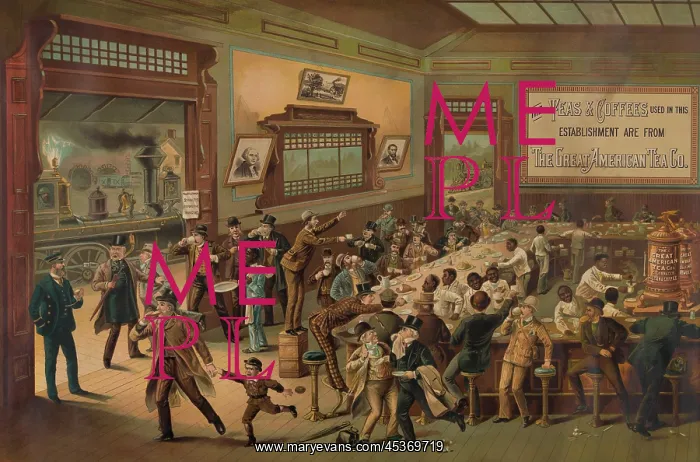: Ten minutes for refreshments at an American : Ten minutes for refreshments at an American