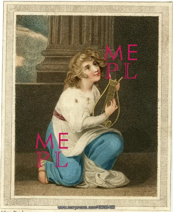  : Miriam playing a lute