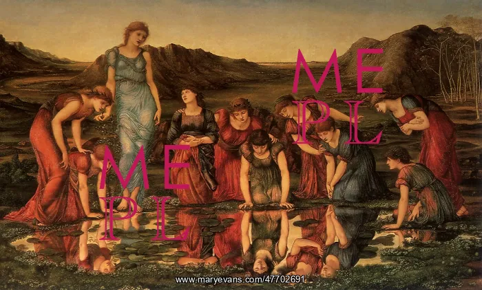 : The Mirror of Venus, by Burne-Jones : The Mirror of Venus, by Burne-Jones