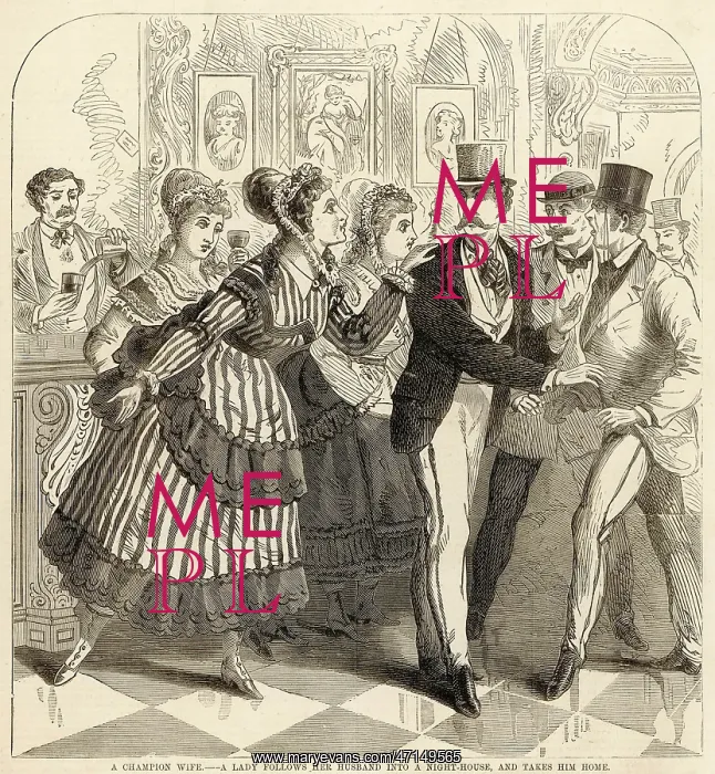 : Misbehaving husband in a Piccadilly night house : Misbehaving husband in a Piccadilly night house