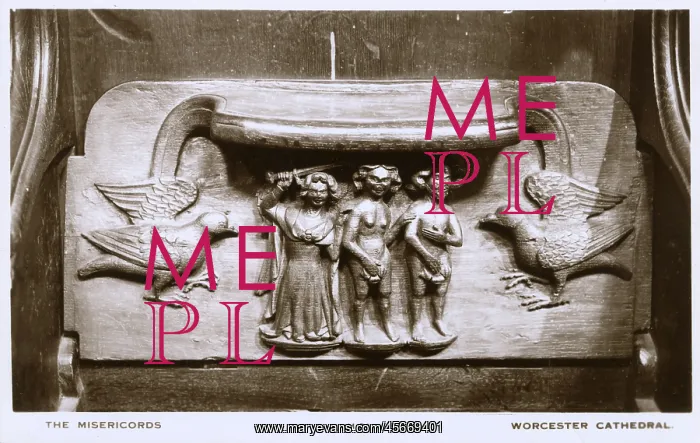 : Misericords - Worcester Cathedral, Worcester, Worcestershire : Misericords - Worcester Cathedral, Worcester, Worcestershire