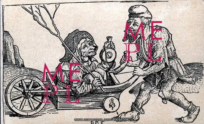 : misery / adversity, beggars, beggar pushing his : misery / adversity, beggars, beggar pushing his