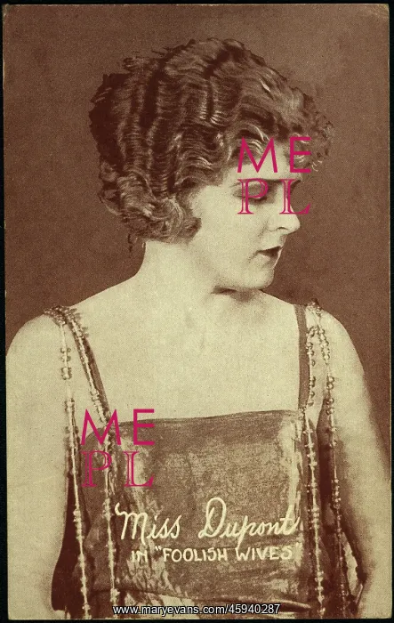 : Miss Dupont - actress : Miss Dupont - actress
