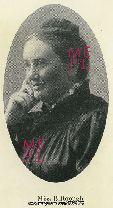 : Miss Ellen Bilbrough : Miss Ellen Bilbrough