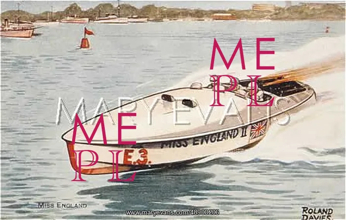 : MISS ENGLAND POWERBOAT : MISS ENGLAND POWERBOAT